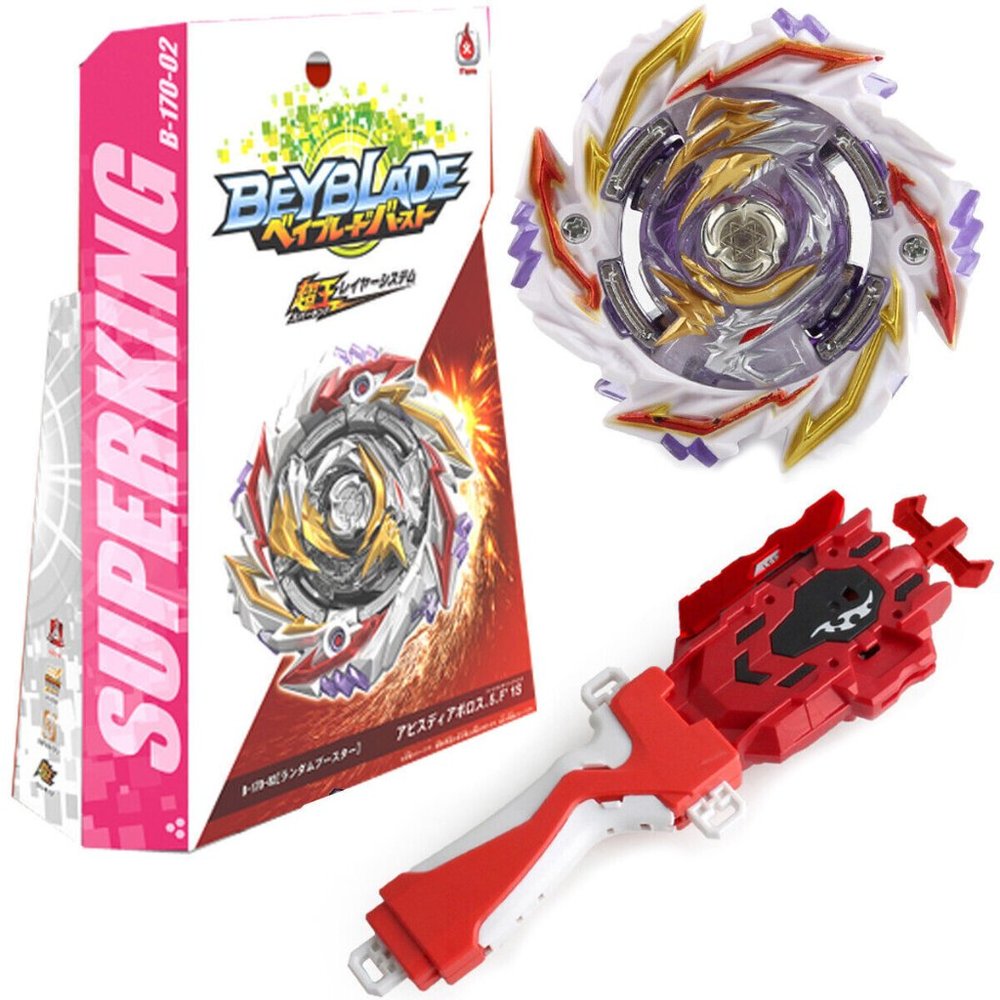 FREE*❤️new Flame Beyblade Burst SuperKing B-170-02 Abyss Diabolos 5 F' 1S